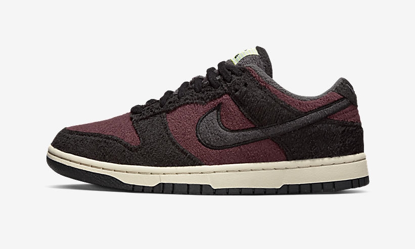 海外 10/25 発売予定！ナイキ ダンク ロー “フリース/バーガンディ” (NIKE DUNK LOW “Fleece/Burgundy”) [DQ7579-600]