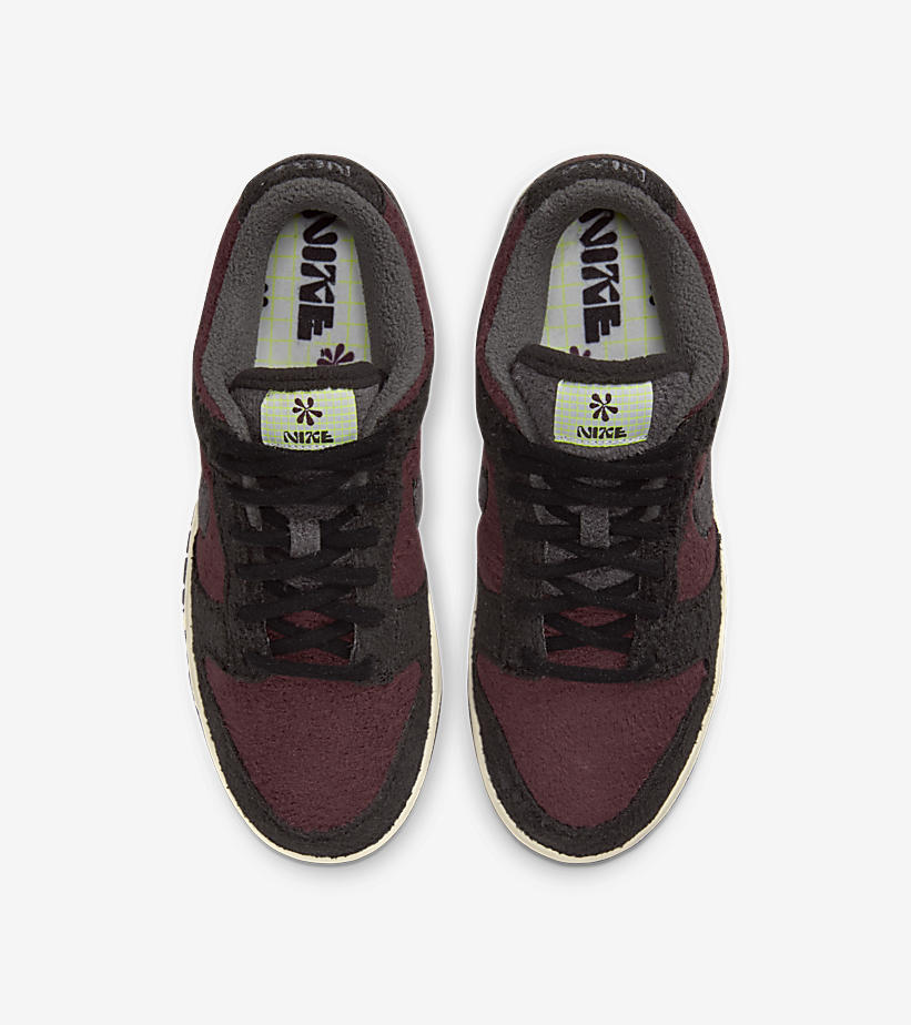 海外 10/25 発売予定！ナイキ ダンク ロー “フリース/バーガンディ” (NIKE DUNK LOW “Fleece/Burgundy”) [DQ7579-600]