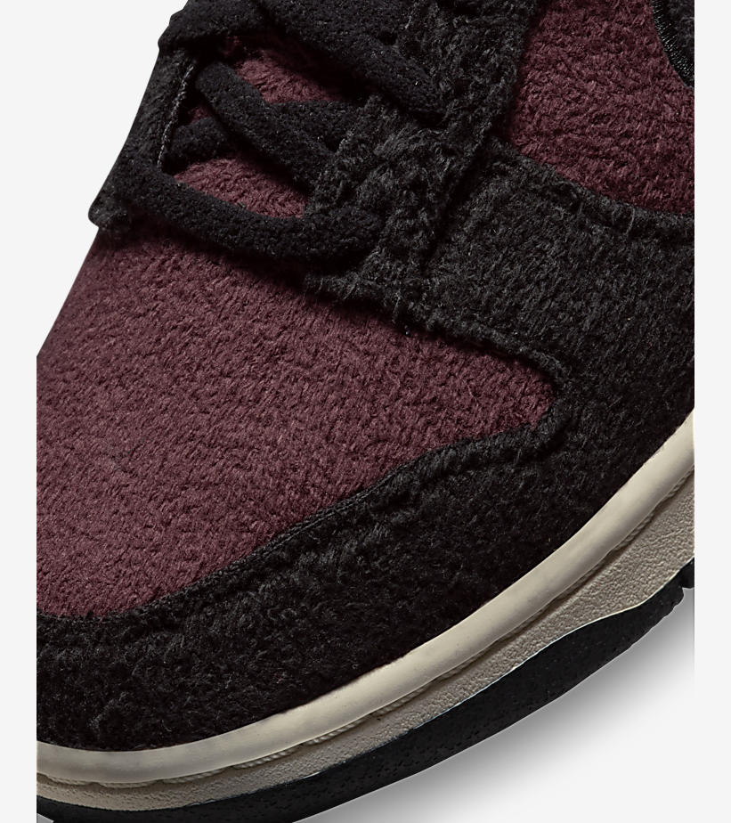 海外 10/25 発売予定！ナイキ ダンク ロー “フリース/バーガンディ” (NIKE DUNK LOW “Fleece/Burgundy”) [DQ7579-600]