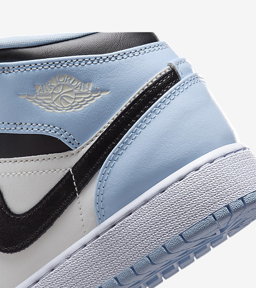 【国内 10/24 発売】ナイキ GS エア ジョーダン 1 ミッド “アイスブルー” (NIKE GS AIR JORDAN 1 MID “Ice Blue”) [555112-401]