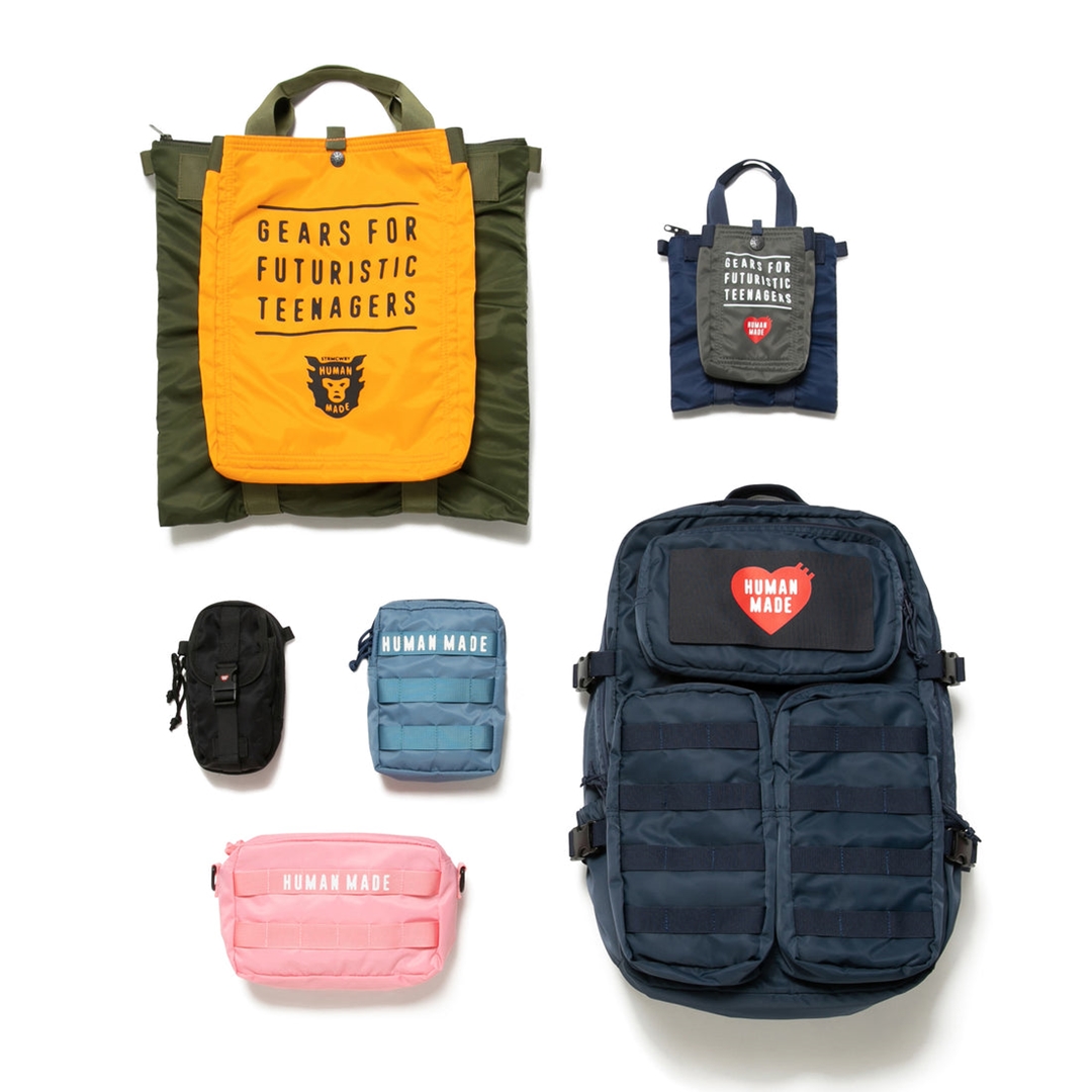 【9/24 発売】HUMAN MADE “MILITARY BAG” #2 カプセルコレクション (ヒューマンメイド “ミリタリーバッグ")