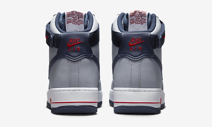 【国内 10/15 発売】ナイキ ウィメンズ エア フォース 1 ハイ QS “ペイトリオッツ/ウルフグレー” (NIKE WMNS AIR FORCE 1 HIGH QS “Patriots/Wolf Grey”) [DZ7338-001]