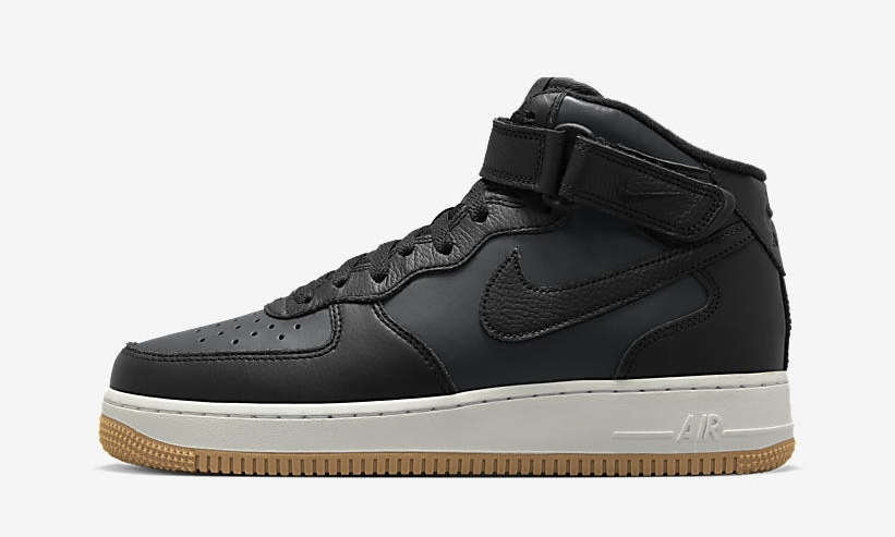 2022年 発売予定！ナイキ エア フォース 1 ミッド “ブラック/ガム” (NIKE AIR FORCE 1 MID “Black/Gum”) [DV7585-001]