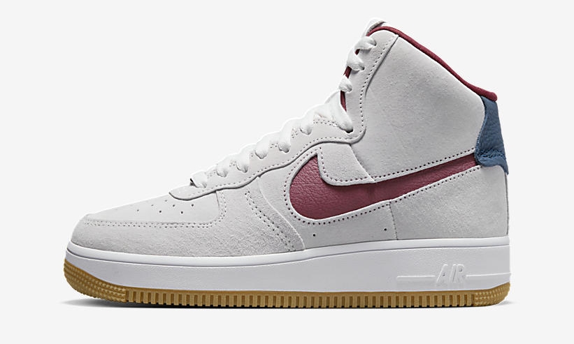 2022年 発売予定！ナイキ エア フォース 1 ハイ スカルプト “グレー/レッド/ガム” (NIKE AIR FORCE 1 HIGH SCULPT “Grey/Red/Gum”) [DC3590-104]