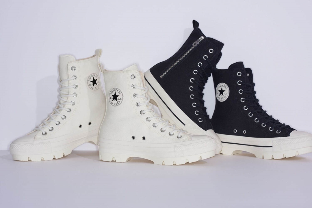 【国内 9/28、9/30 発売】HIカットよりも高さのあるSHIN-HI丈で仕上げた CONVERSE ALL STAR 100 CHUNK Z SHIN-HI (コンバース オールスター 100 チャンク Z SHIN-HI)