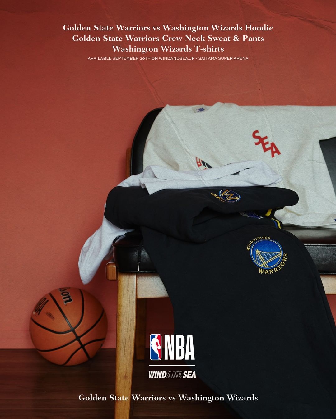 【9/30 発売】NBA × WIND AND SEA 最新コラボ (エヌビーエー ウィンダンシー)