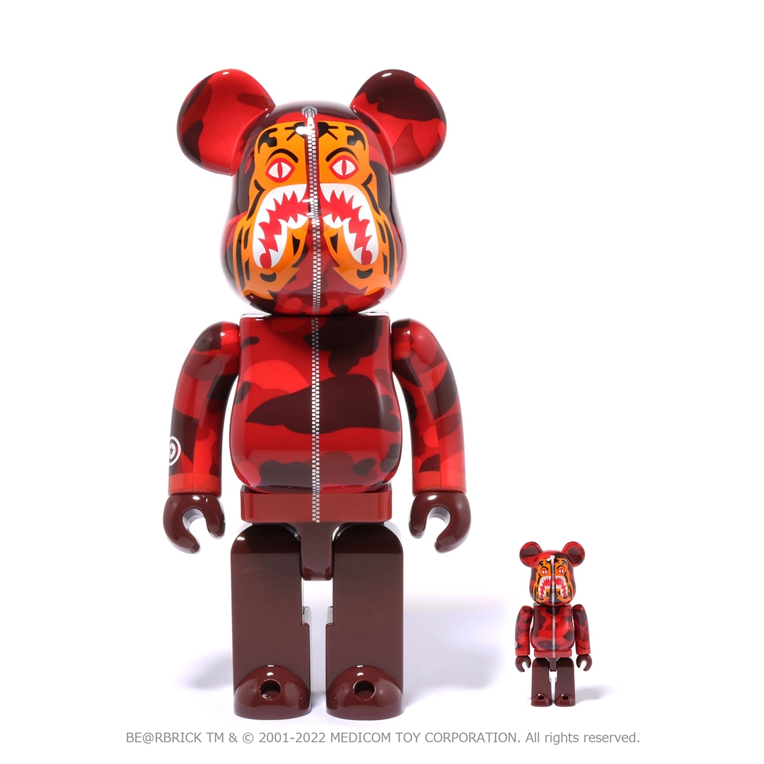 10/1 発売！A BATHING APE × BE@RBRICK コラボ最新作「CAMO TIGER 100%&400%/1000%」 (ア ベイシング エイプ ベアブリック)