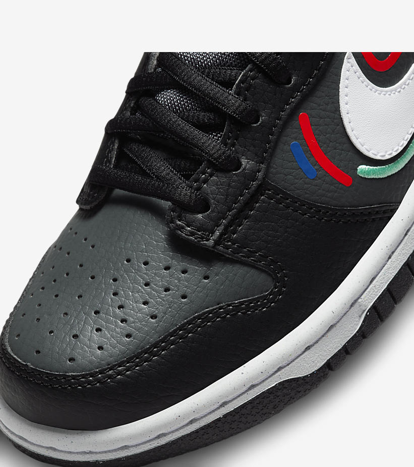 2022年 発売予定！ナイキ GS ダンク ロー “マルチライン/ブラック” (NIKE GS DUNK LOW “Multi Line/Black”) [FB8022-001]