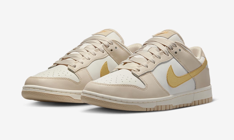 2022年 発売予定！ナイキ ダンク ロー “ゴールドスウッシュ/ホワイト” (NIKE DUNK LOW "Gold Swoosh/White") [DX5930-001]