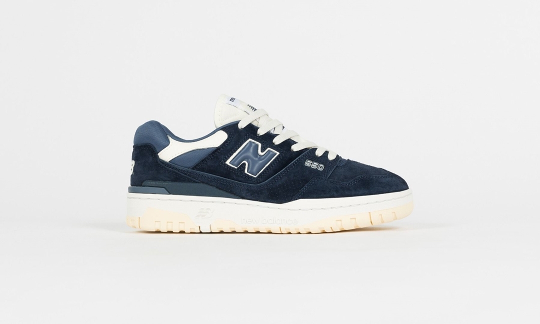 海外 11/1 発売予定！New Balance BB550 SLA “Navy Suede” (ニューバランス “ヌードスエード”)