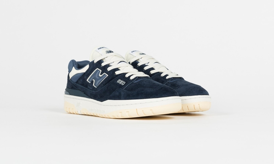 海外 11/1 発売予定！New Balance BB550 SLA “Navy Suede” (ニューバランス “ヌードスエード”)