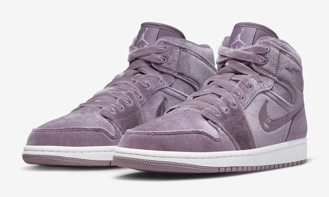 【国内 10/4 発売】ナイキ ウィメンズ エア ジョーダン 1 ミッド SE “パープルスモーク” (NIKE WMNS AIR JORDAN 1 MID SE “Purple Smoke”) [DQ8397-500]