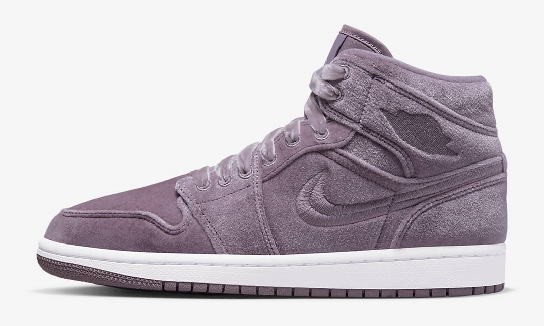 【国内 10/4 発売】ナイキ ウィメンズ エア ジョーダン 1 ミッド SE “パープルスモーク” (NIKE WMNS AIR JORDAN 1 MID SE “Purple Smoke”) [DQ8397-500]