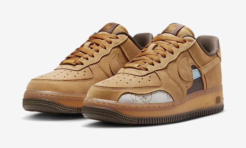 【国内 12/16 発売】ナイキ エア フォース 1 ロー “シースルー/ウィート/フラックス” (NIKE AIR FORCE 1 LOW “See-Thru/Wheat/Flax”) [DQ7580-700]