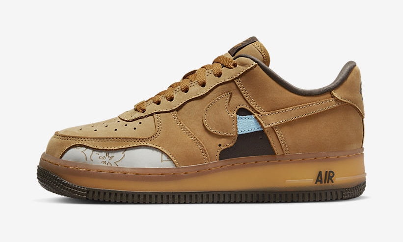 【国内 12/16 発売】ナイキ エア フォース 1 ロー “シースルー/ウィート/フラックス” (NIKE AIR FORCE 1 LOW “See-Thru/Wheat/Flax”) [DQ7580-700]