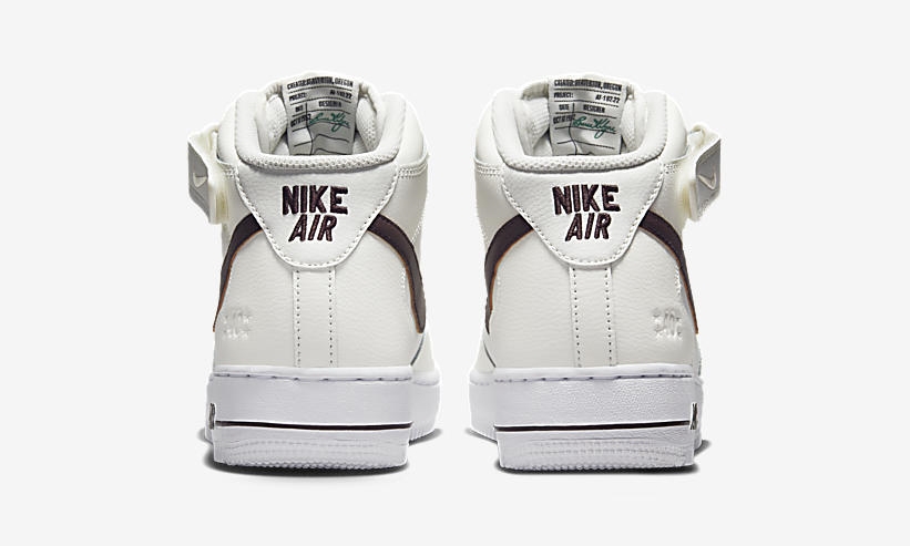 【国内 10/13 発売】ナイキ フォース 1 ミッド “40周年モデル/セイル/ブラウン” (NIKE AIR FORCE 1 MID “40th/Sail/Brown Basalt”) [DR9513-100]