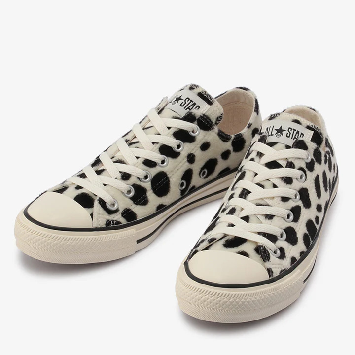 【国内 10/21 発売】ファー素材のダルメシアン柄をアッパーに採用した CONVERSE ALL STAR DALMATIANFUR OX/HI (コンバース オールスター ダルメシアンファー)