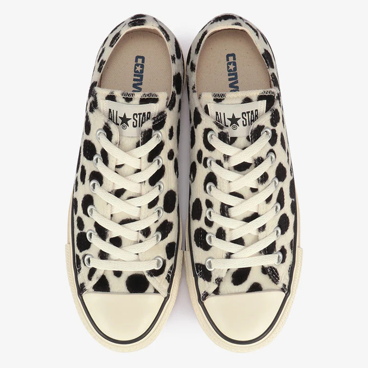 【国内 10/21 発売】ファー素材のダルメシアン柄をアッパーに採用した CONVERSE ALL STAR DALMATIANFUR OX/HI (コンバース オールスター ダルメシアンファー)