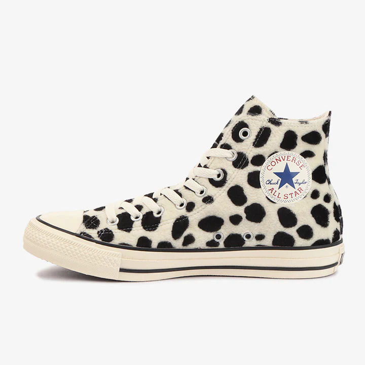 【国内 10/21 発売】ファー素材のダルメシアン柄をアッパーに採用した CONVERSE ALL STAR DALMATIANFUR OX/HI (コンバース オールスター ダルメシアンファー)