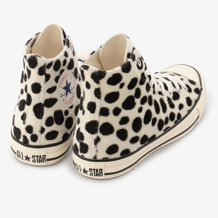 【国内 10/21 発売】ファー素材のダルメシアン柄をアッパーに採用した CONVERSE ALL STAR DALMATIANFUR OX/HI (コンバース オールスター ダルメシアンファー)