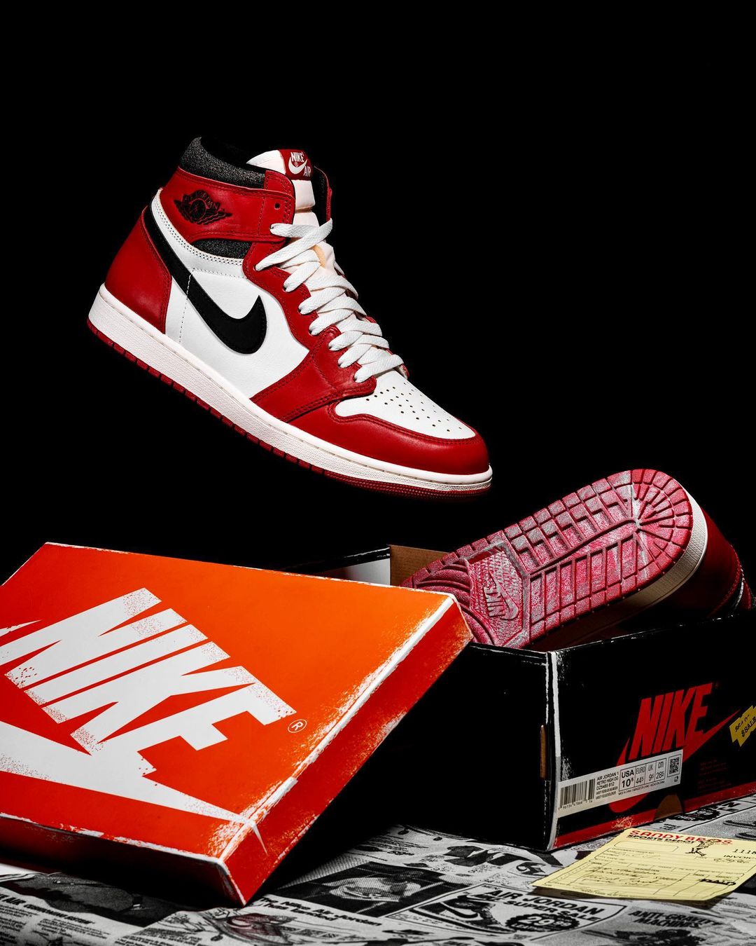 30cm)Nike AirJordan1 High OG Lost&Found