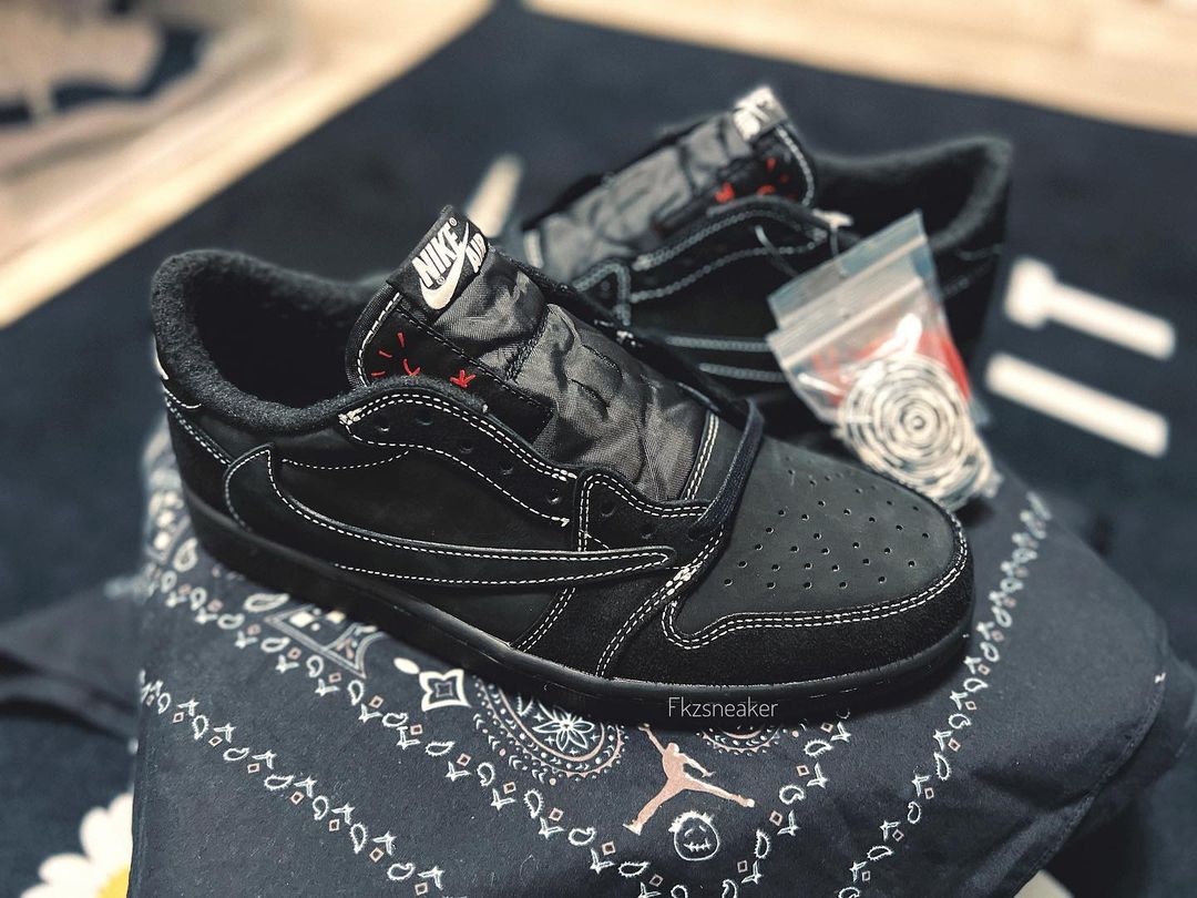 【国内 12/15 発売】トラビス・スコット × ナイキ エア ジョーダン 1 ロー OG “ブラック/ファントム” (TRAVIS SCOTT NIKE AIR JORDAN 1 LOW OG “Black/Phantom”) [DM7866-001]