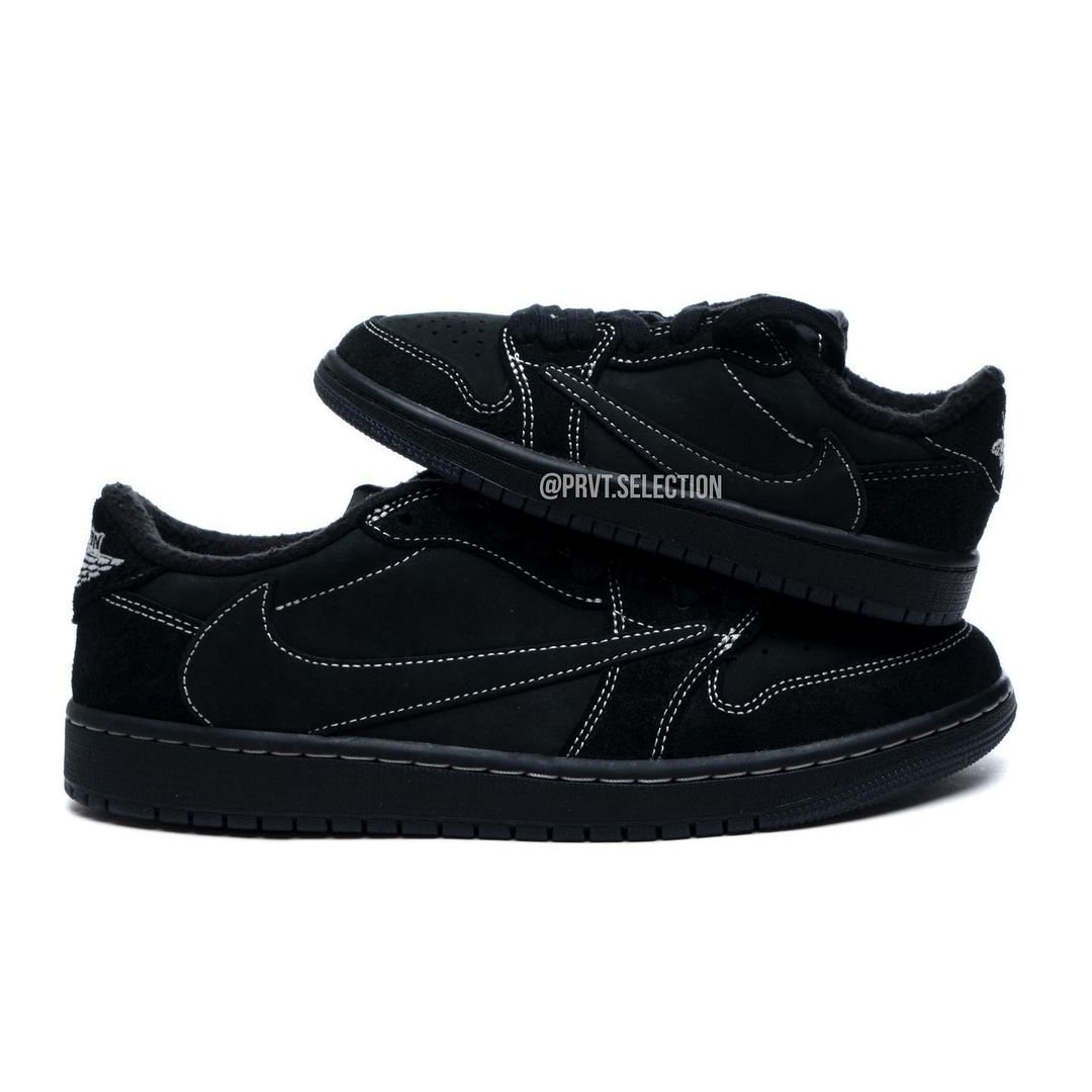 【国内 12/15 発売】トラビス・スコット × ナイキ エア ジョーダン 1 ロー OG “ブラック/ファントム” (TRAVIS SCOTT NIKE AIR JORDAN 1 LOW OG “Black/Phantom”) [DM7866-001]