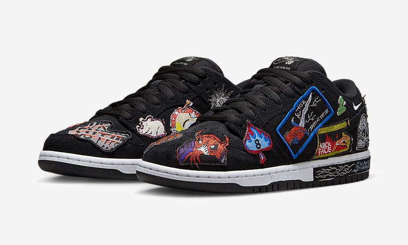 【国内 11/3 発売】ネック・フェイス × ナイキ SB ダンク ロー プロ “ブラック” (NECK FACE NIKE SB DUNK LOW PRO “Black”) [DQ4488-001]