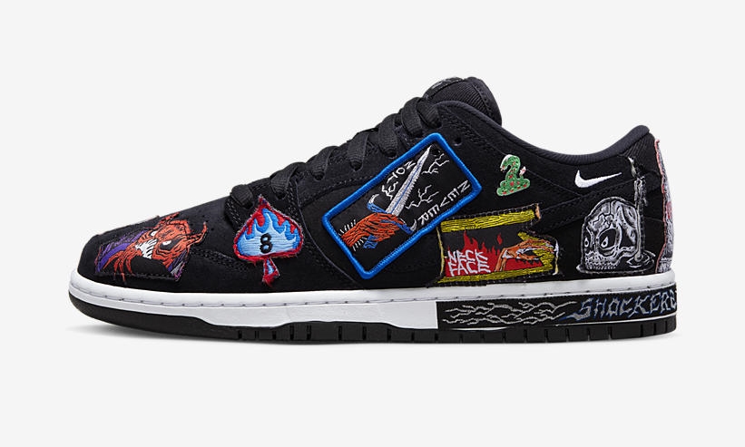 【国内 11/3 発売】ネック・フェイス × ナイキ SB ダンク ロー プロ “ブラック” (NECK FACE NIKE SB DUNK LOW PRO “Black”) [DQ4488-001]