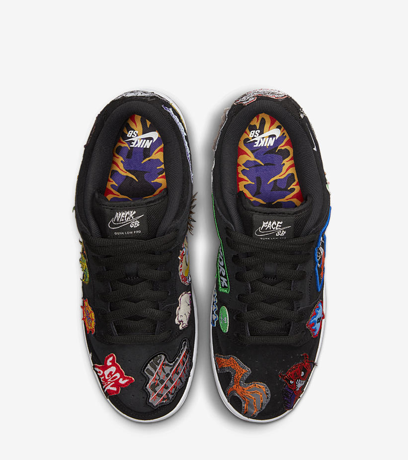 【国内 11/3 発売】ネック・フェイス × ナイキ SB ダンク ロー プロ “ブラック” (NECK FACE NIKE SB DUNK LOW PRO “Black”) [DQ4488-001]