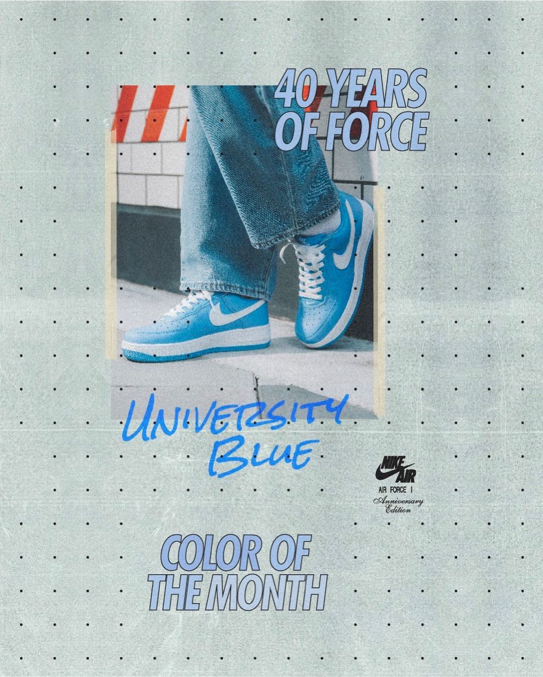 【国内 11/5 発売】ナイキ エア フォース 1 ロー “カラー オブ ザ マンス/ユニバーシティブルー/ホワイト” (NIKE AIR FORCE 1 LOW “Color of the Month/University Blue/White”) [DM0576-400]