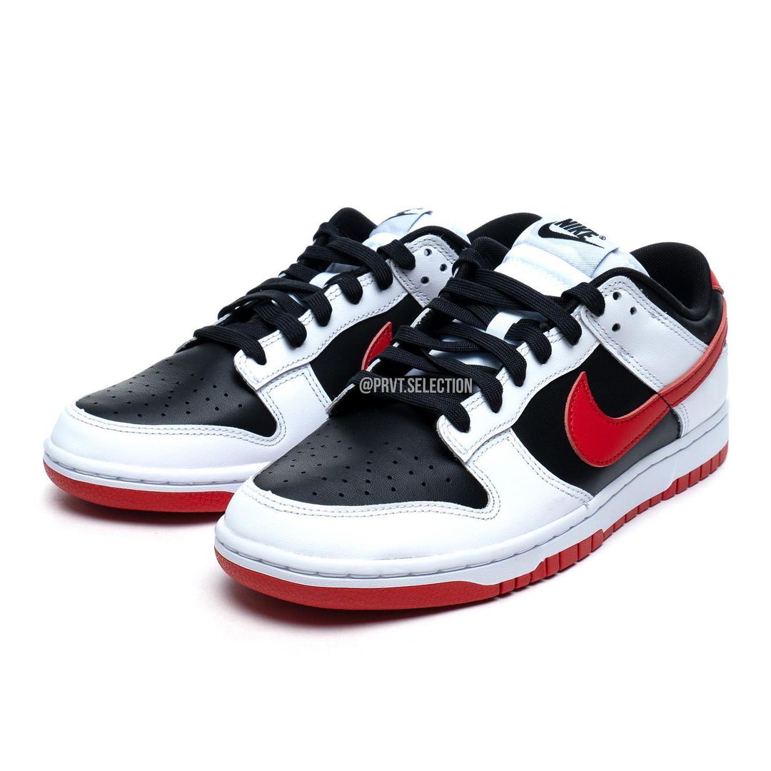 2023年 10月 発売予定！ナイキ ダンク ロー “ホワイト/ブラック/レッド” (NIKE DUNK LOW “White/Black/Red”) [FD9762-061]