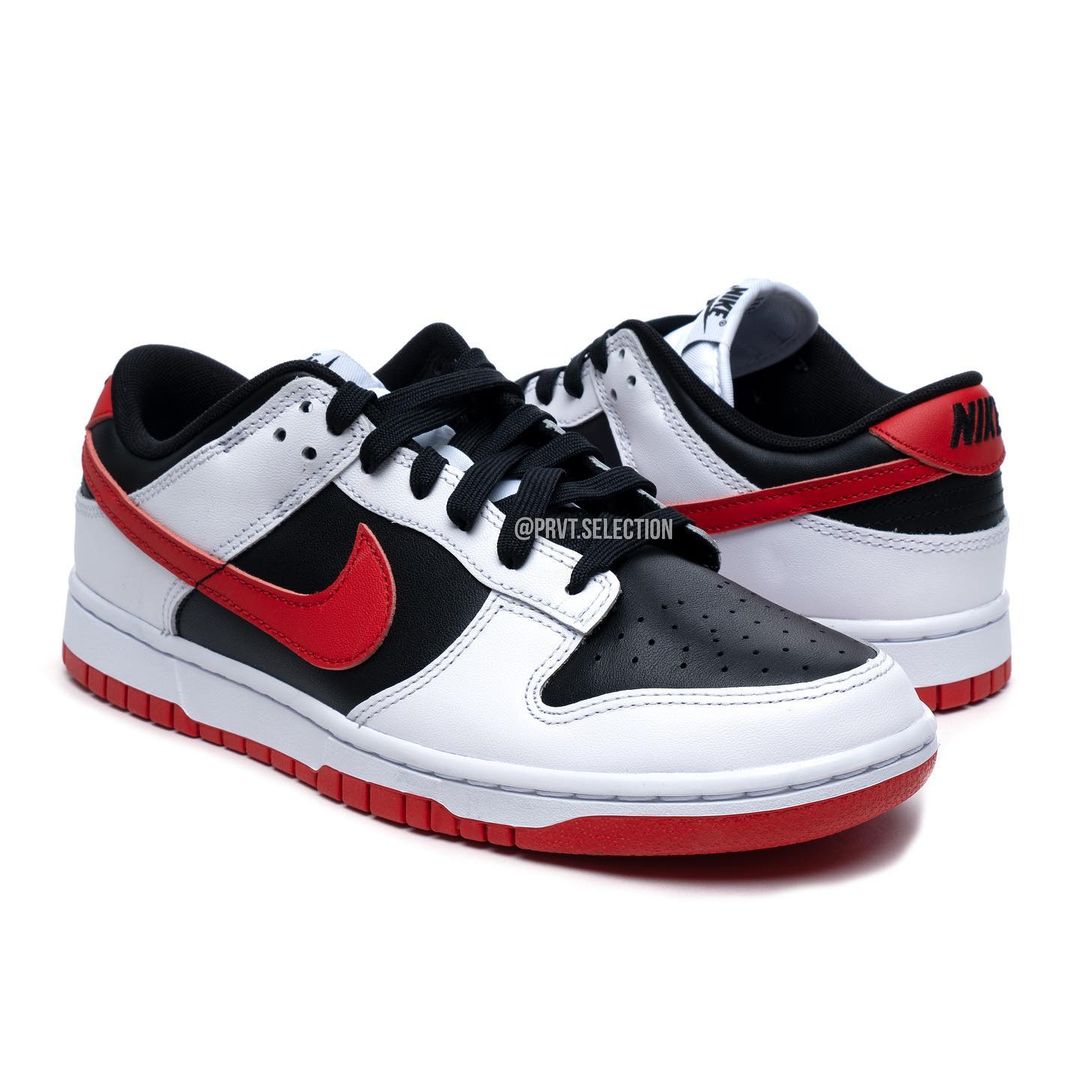 2023年 10月 発売予定！ナイキ ダンク ロー “ホワイト/ブラック/レッド” (NIKE DUNK LOW “White/Black/Red”) [FD9762-061]