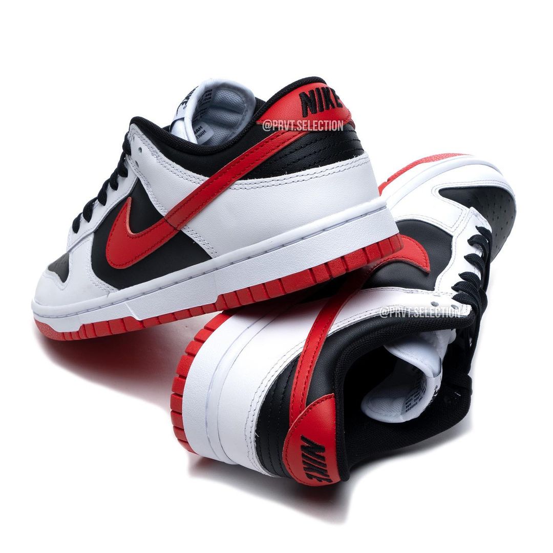 2023年 10月 発売予定！ナイキ ダンク ロー “ホワイト/ブラック/レッド” (NIKE DUNK LOW “White/Black/Red”) [FD9762-061]