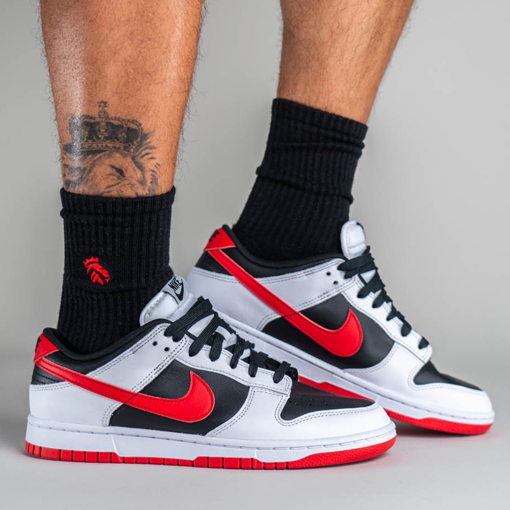 2023年 10月 発売予定！ナイキ ダンク ロー “ホワイト/ブラック/レッド” (NIKE DUNK LOW “White/Black/Red”) [FD9762-061]