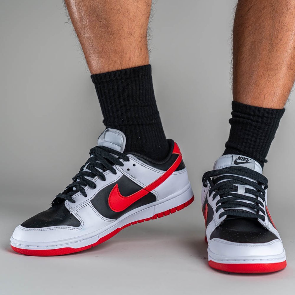 2023年 10月 発売予定！ナイキ ダンク ロー “ホワイト/ブラック/レッド” (NIKE DUNK LOW “White/Black/Red”) [FD9762-061]