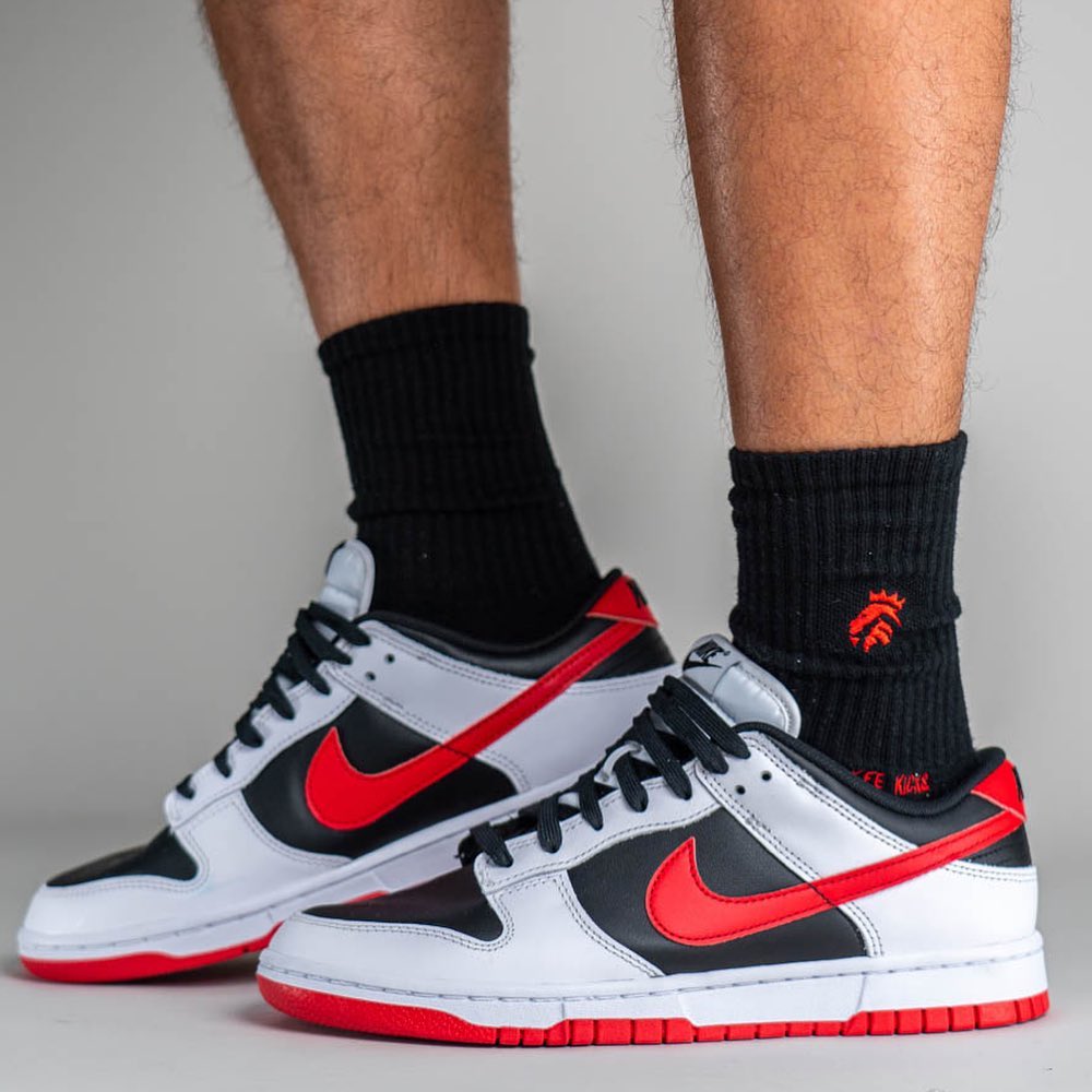 2023年 10月 発売予定！ナイキ ダンク ロー “ホワイト/ブラック/レッド” (NIKE DUNK LOW “White/Black/Red”) [FD9762-061]