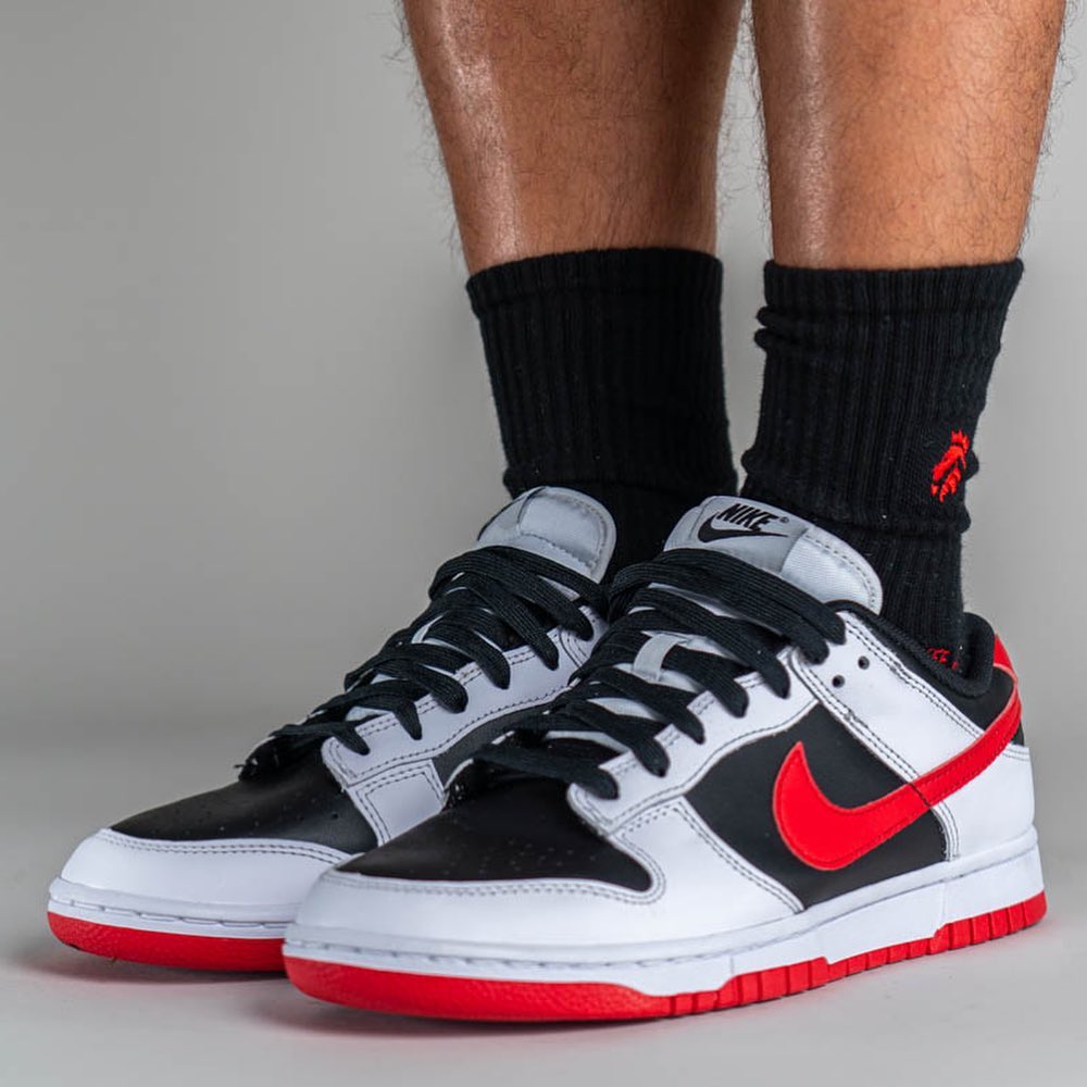 2023年 10月 発売予定！ナイキ ダンク ロー “ホワイト/ブラック/レッド” (NIKE DUNK LOW “White/Black/Red”) [FD9762-061]