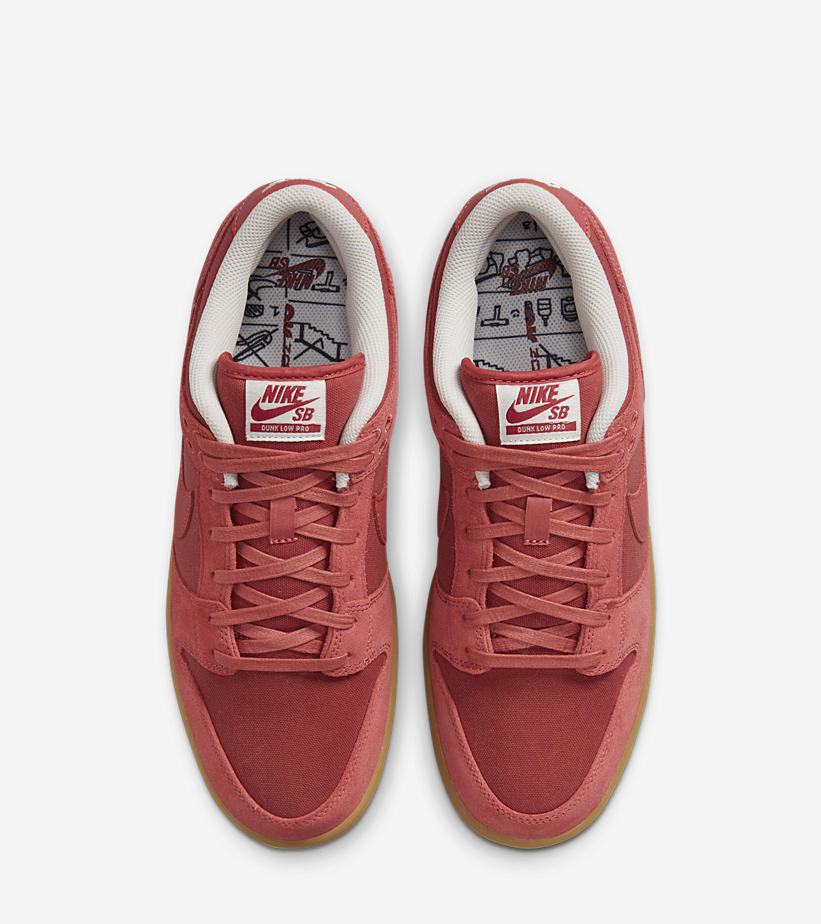 【国内 1/19 発売】ナイキ SB ダンク ロー プロ “アドビレッド/ガム” (NIKE SB DUNK LOW PRO “Adobe Red/Gum”) [DV5429-600]