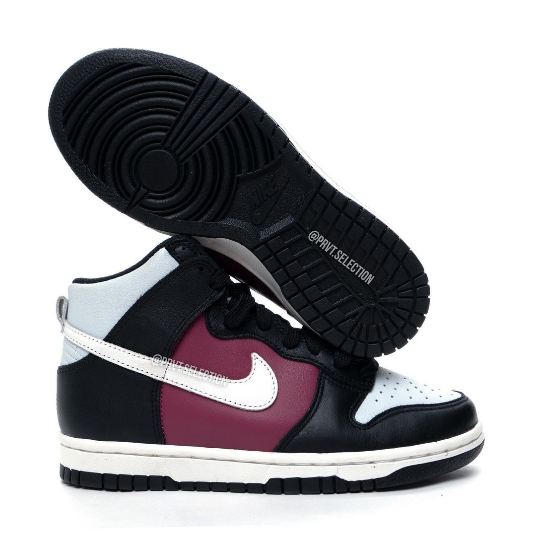 2022年 発売予定！ナイキ ダンク ハイ “グレー/ブラック/バーガンディ” (NIKE DUNK HIGH “Grey/Black/Burgundy”) [DD1869-005]