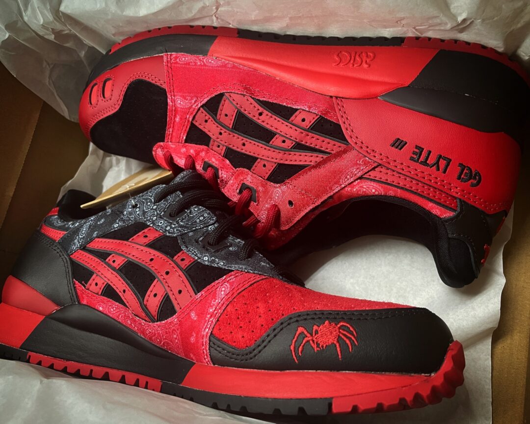 国内 12/23 発売】Red Spider × ASICS GEL-LYTE III “Red/Black 