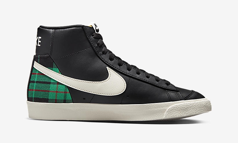 【国内 1/15 発売】ナイキ ブレーザー ミッド “ブラック/タータンチェック” (NIKE BLAZER MID “Black/Tartan Check”) [DV0796-001]