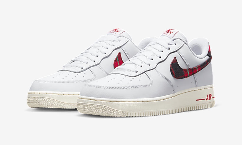 【国内 1/15 発売】ナイキ エア フォース 1 ロー “ホワイト/タータンチェック” (NIKE AIR FORCE 1 LOW