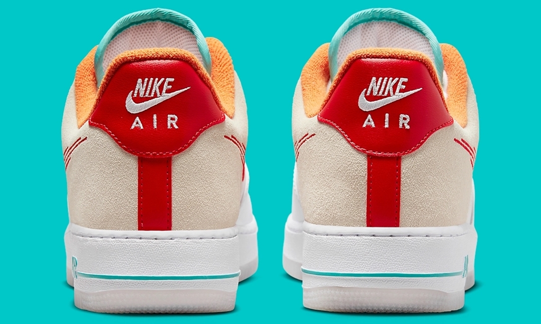 2022年 発売予定！ナイキ エア フォース 1 ロー “ジャストドゥイット/ホワイト/レッド/ティール” (NIKE AIR FORCE 1 LOW “Just Do It/White/Red/Teal”) [FD4205-161]