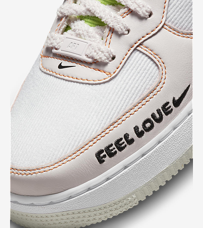 2022年 発売予定！ナイキ エア フォース 1 ミッド “フィールラブ/ホワイト/イエロー” (NIKE AIR FORCE 1 LOW “Feel Love/White/Yellow”) [FD0869-100]