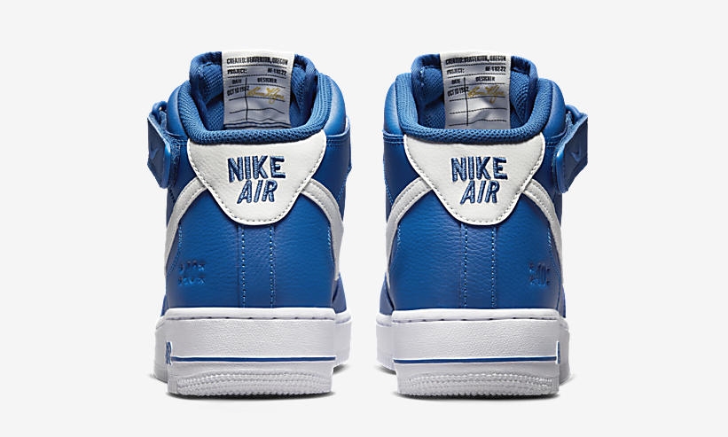 【国内 10/13 発売】ナイキ フォース 1 ミッド “40周年モデル/ロイヤルブルー” (NIKE AIR FORCE 1 MID “40th/Royal Blue”) [DR9513-400]