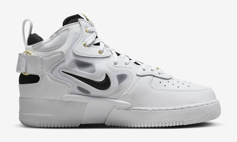 【国内近日発売】ナイキ エア フォース 1 リアクト ミッド “40周年/ホワイト” (NIKE AIR FORCE 1 REACT MID “40th/White”) [DQ7668-100]