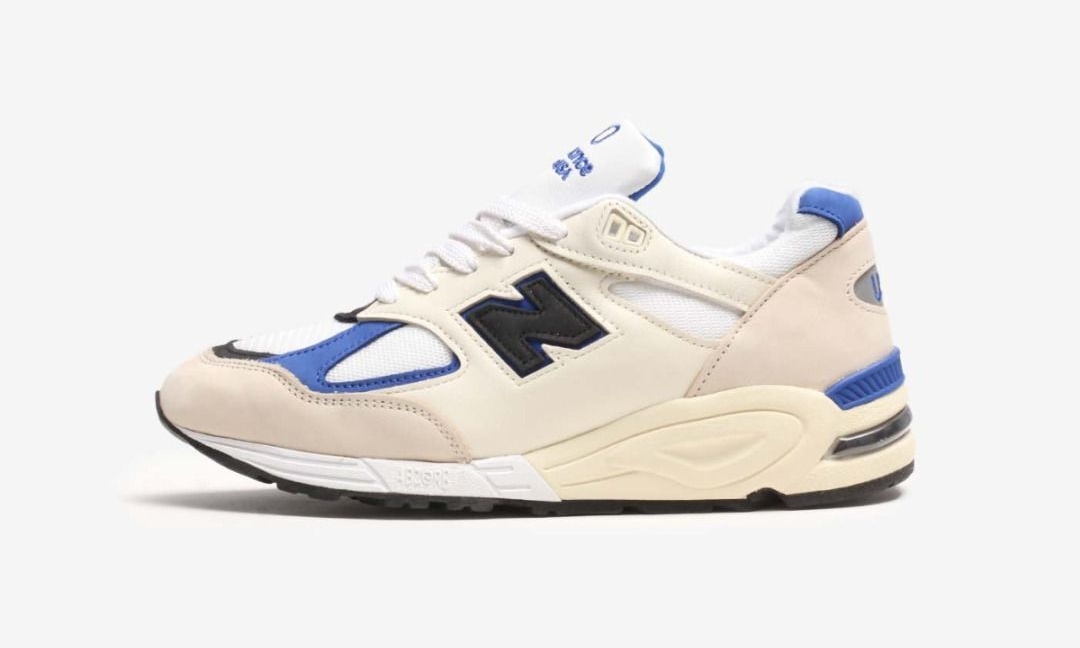 【国内 11/23 発売】New Balance M990v2 WB2 “White/Blue” Made in USA (ニューバランス メイドインUSA)