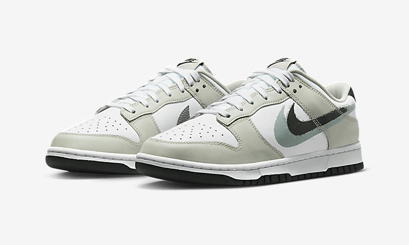 2022年 発売予定！ナイキ ダンク ロー "スプレープリントスウッシュ/ホワイト” (NIKE DUNK LOW “Spray Paint Swoosh/White”) [FD0661-100]