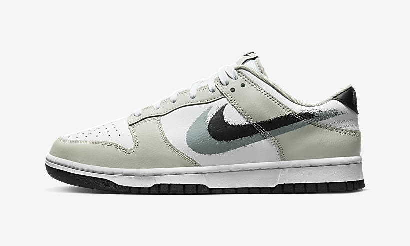 海外 12/21 発売予定！ナイキ ダンク ロー “スプレープリントスウッシュ/ホワイト” (NIKE DUNK LOW “Spray Paint Swoosh/White”) [FD0661-100]